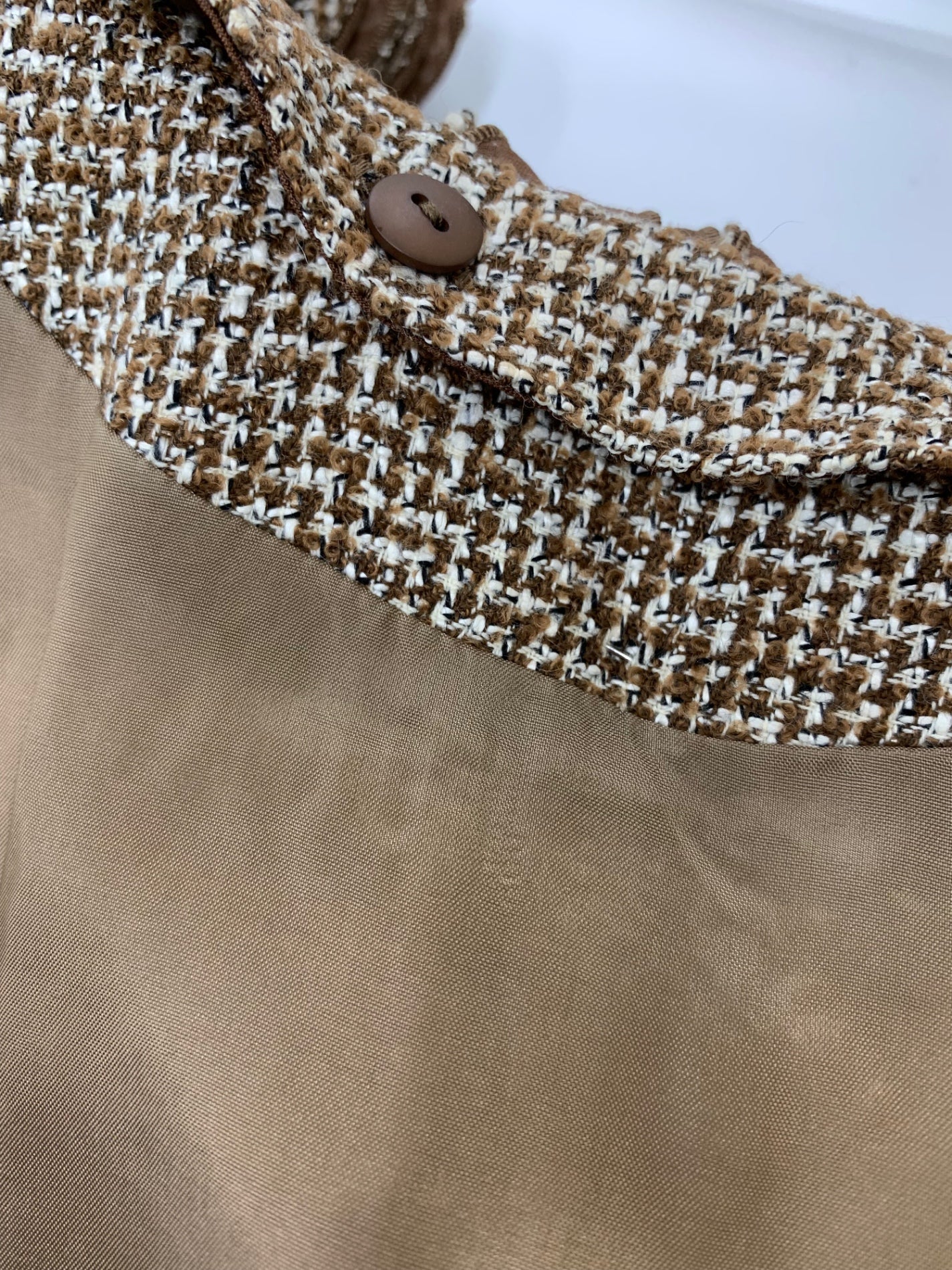 ハロッズ 10508131 ワンピース 2 ブラウン ツイード ITQ4VUO4ACGU