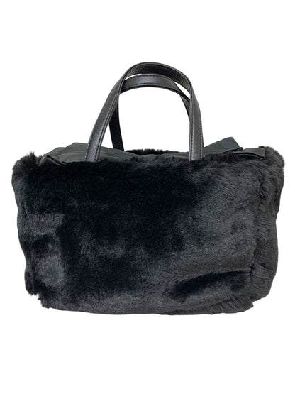 エムズグレイシー 674527 ハンドバッグ ブラック フェイクファー バッグインバッグ リボン ITVMIWYK4SHG