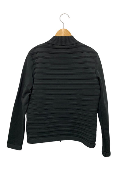 ルネ 6012520 カーディガン 38 ブラック ロゴジライン ダブルジップ ITAKDGMLA56G