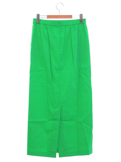 セオリーリュクス ウォッシャブルリネンタイトロングスカート 03-3107330-640-040 40 グリーン ‘23 IT8SO6BFQDGK