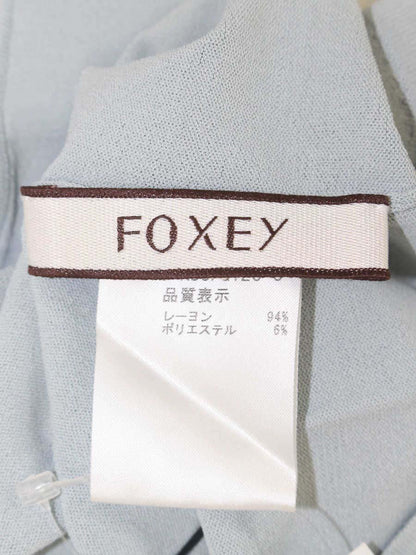 フォクシーブティック Upper Standard  35276 カーディガン 40 ブルー IT69WL8ZGFOM