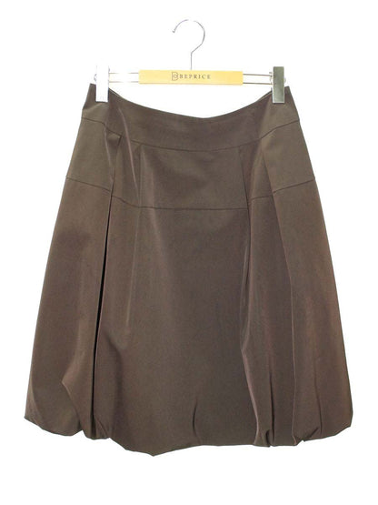 フォクシーニューヨーク 22081 スカート 42 ブラウン バルーン ITZM2MSQ64QW 【SALE】