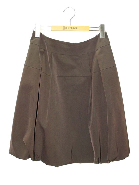 フォクシーニューヨーク 22081 スカート 42 ブラウン バルーン ITZM2MSQ64QW 【SALE】