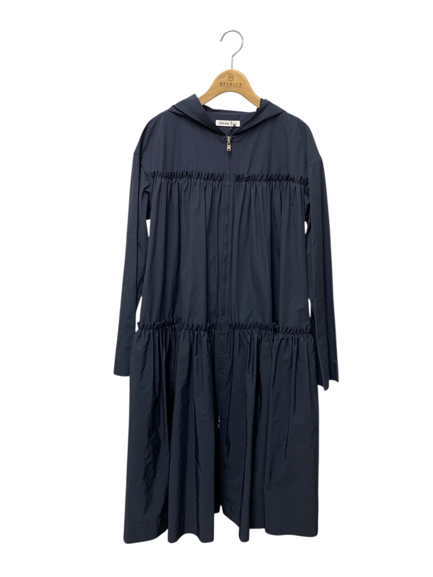 アディアム Hydrangea Coat 45265 コート 0 ネイビー ジップアップ ITJT82DFZPF9