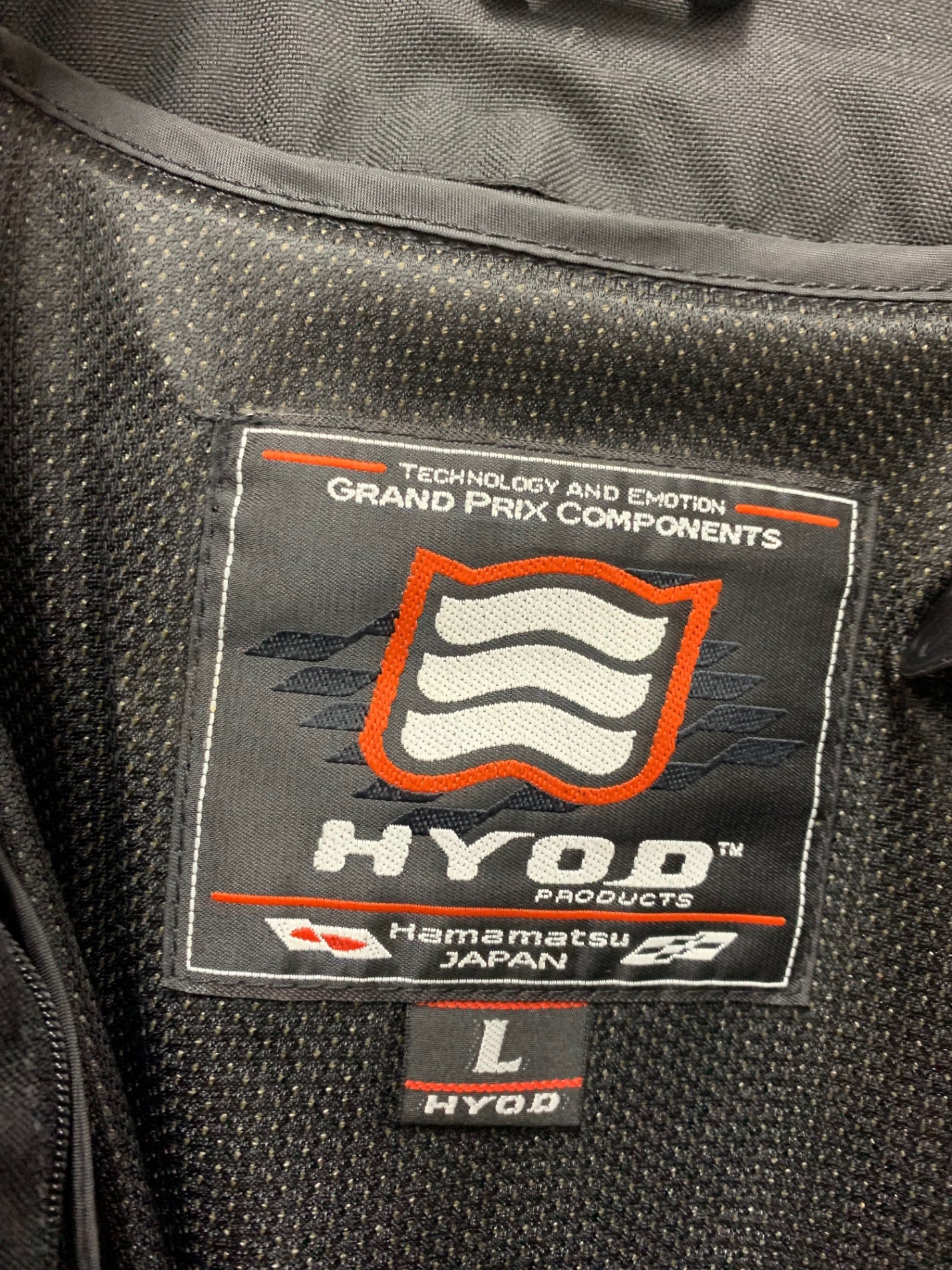 ヒョウドウ speed style D3o パンチングレザージャケット L ブラック ITSAG9CGQ4HK
