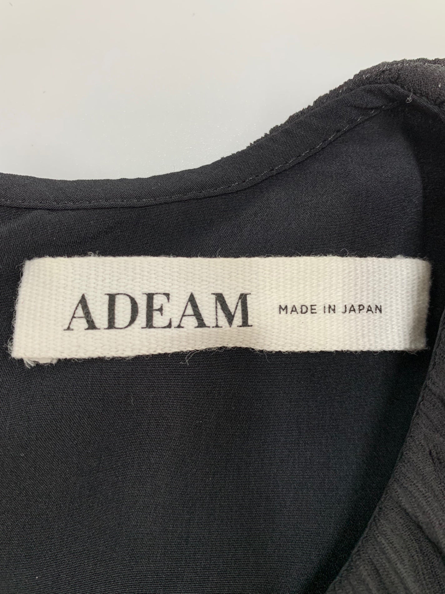 アディアム Sleeveless Plisse Dress 41808 ワンピース 0 ブラック フリル IT510QJ3VEZ5