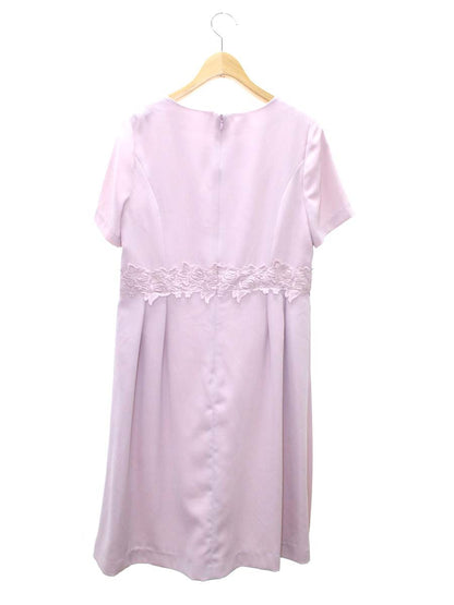 ギャラリービスコンティ 1128977 ワンピース 3 ピンク フラワーモチーフ レース IT3MB3WVDRQC 【SALE】