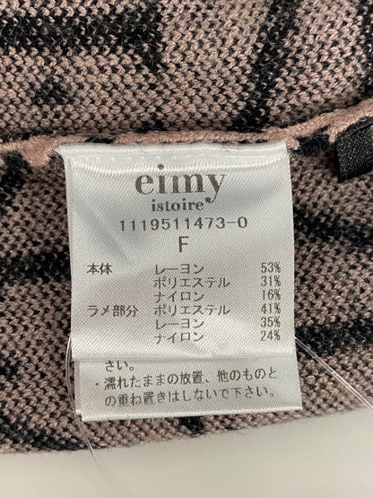 エイミーイストワール eimy monogramニットプルオーバー 1119511473-0 F ピンク 2019AW ITGOUMQAQXJG 【SALE】