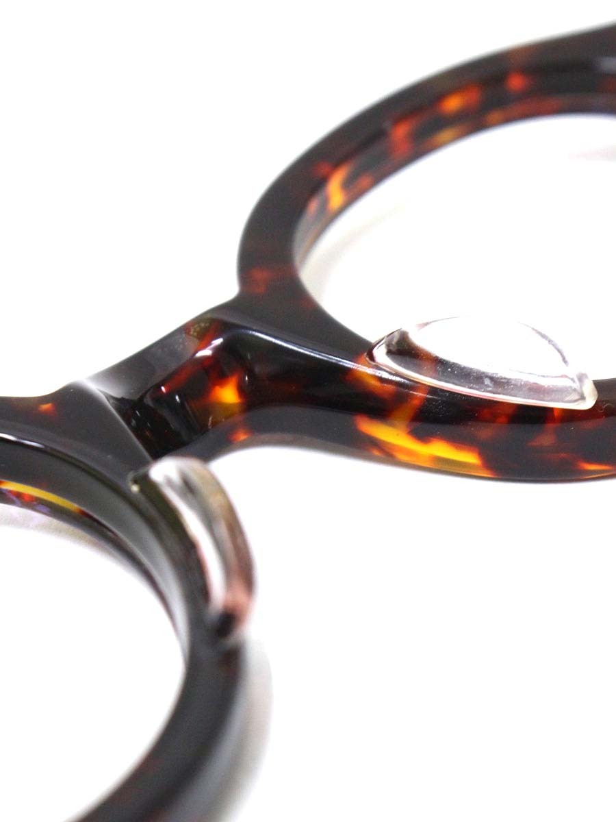 レスカルネティエ La Corb's メガネ ブラウン セルフレーム デミ柄 IT8T8V8X4SRG