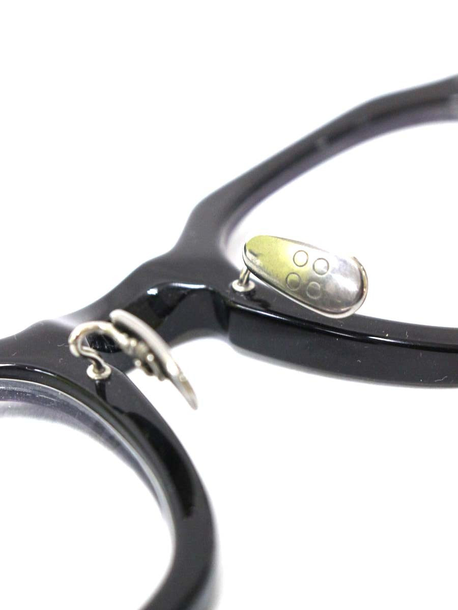 イエローズプラス GRANT-S メガネ ブラック CELLULOID LIMITED セルフレーム フルリム ウェリントン ITBJW5J24R0G