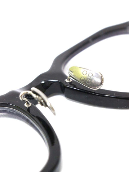 イエローズプラス GRANT-S メガネ ブラック CELLULOID LIMITED セルフレーム フルリム ウェリントン ITBJW5J24R0G