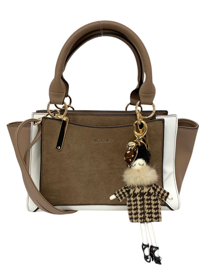 エムズグレイシー 994505 ハンドバッグ ブラウン 人形チャーム付き IT3I29NQMCP0