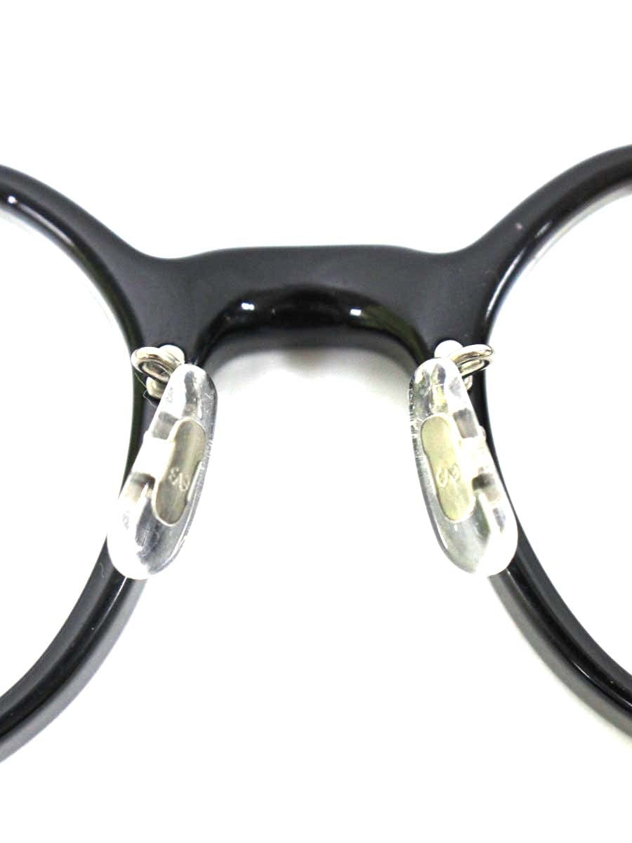 アイヴァン Ramsey(45) メガネ ブラック/シルバー セルフレーム フルリム ボストン IT81EYV2J6PV