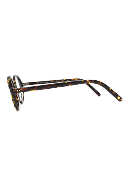 ディグナクラシック 124E メガネ ブラウン セルフレーム フルリム ラウンド ITLHLNWRT3OG