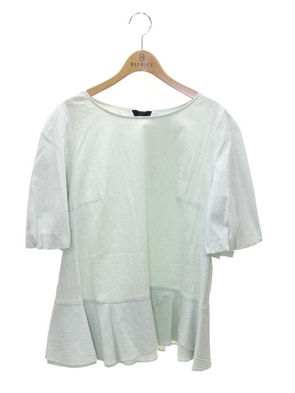 トゥービーシック ぺプラムブラウス W7M05-742-73 46 グリーン リボン ITMHA90DSDJK 【SALE】