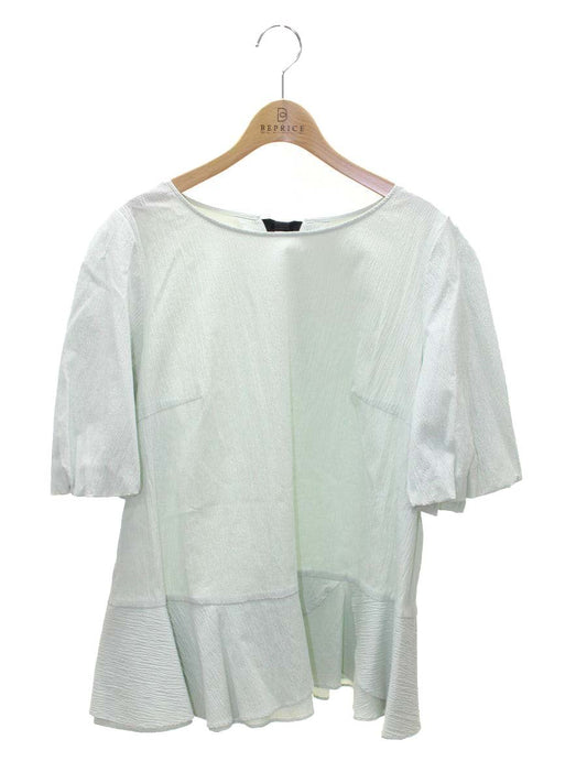 トゥービーシック ぺプラムブラウス W7M05-742-73 46 グリーン リボン ITMHA90DSDJK 【SALE】