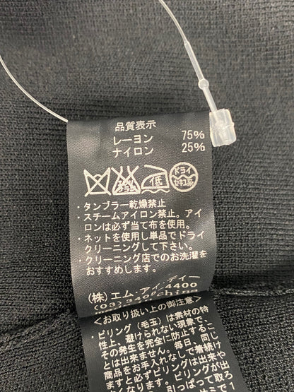 エムプルミエ 丸首ボレロカーディガン F717-006 38 ブラック ITFDTJA6K9JW 【SALE】