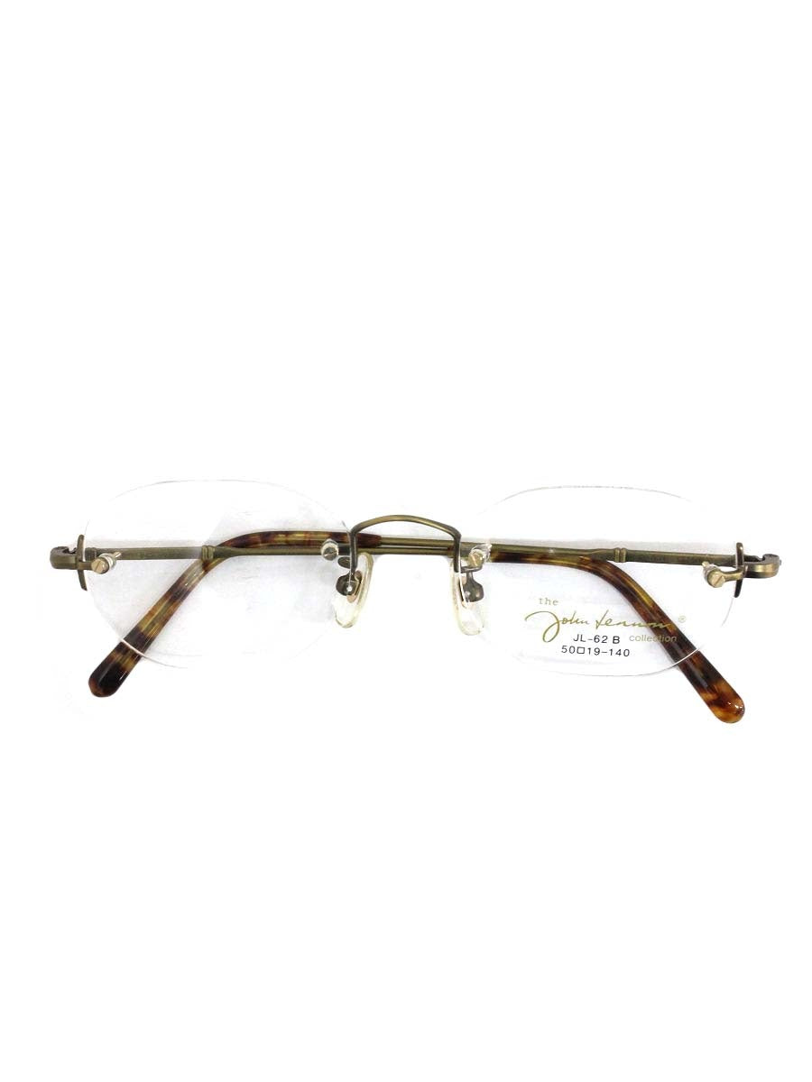 ジョンレノン JL62 メガネ ゴールド メタルフレーム リムレス IT1KH0QDZFZK