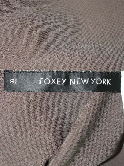 フォクシーニューヨーク Tuck Sleeve Top 27125 トップス カットソー 38 ブラウン IT31IHV7ABPF