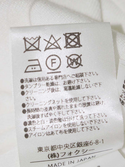 フォクシーブティック Knit Top Affetto 42199 ニット セーター 38 ホワイト ITMN3LJHJ7DO