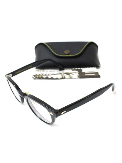 モスコット LEMTOSH メガネ ブラック/クリスタル セルフレーム フルリム ボストン ITDV1H2R5QCG