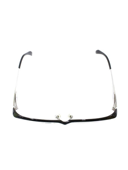 サムライ翔 SS-J204 メガネ ブラック/シルバー メタルフレーム スクエア ITSOT939XU6G