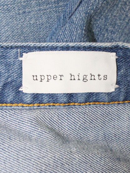 アッパーハイツ THE TAYLOR -ULTRA MARINE DESTROY- 980119 23 ライトブルー ダメージ加工 クロップド カットオフ デニムパンツ ボトムス IT75C4J7DY6K 【SALE】