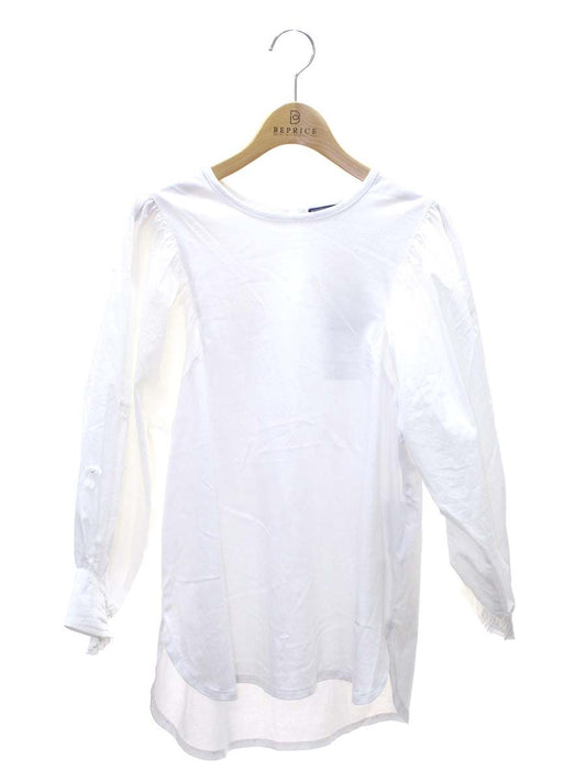 エムズグレイシー ミニリボン付きカットソー 515115 38 ホワイト ITDCLHWHI190