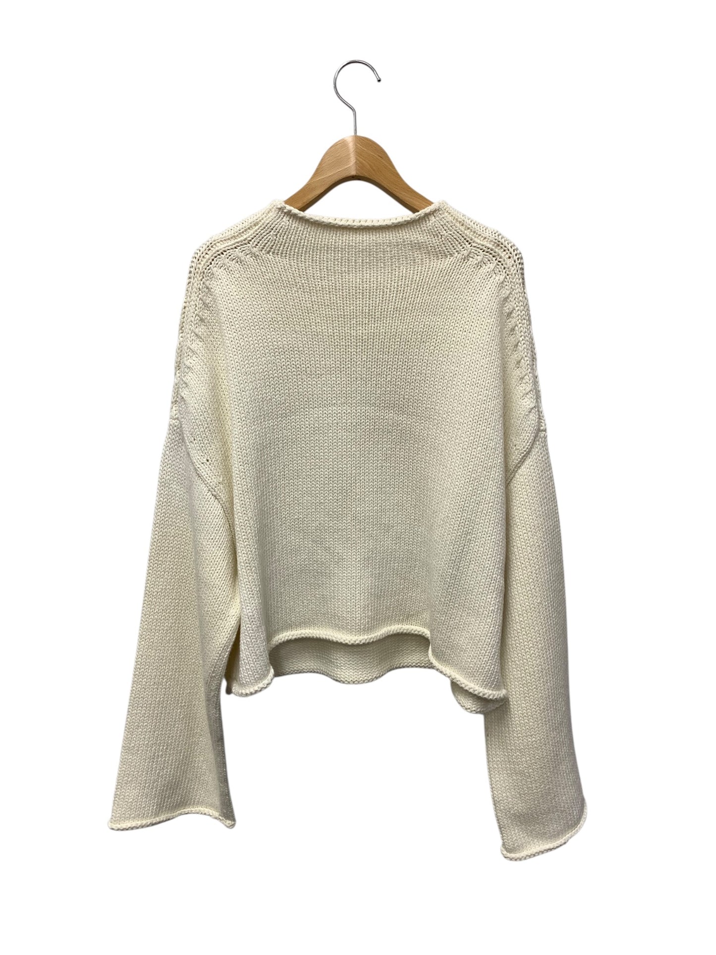 デイジーリン Cotton Silk ミスリンお気に入りセーター 06128 ニット セーター F ホワイト IT45ZWDTF604