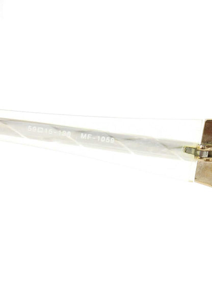 マサキマツシマ MF-1059 メガネ クリア コンビフレーム リムレス ツーポイント スクエア COL.5 ITGD1X0WW870