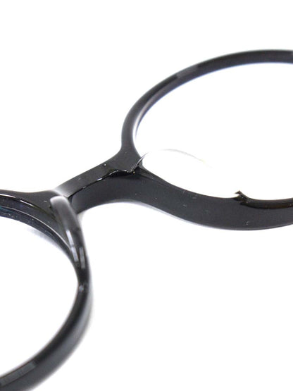 ツェツェ ROUNDO メガネ 眼鏡 ブラック セルフレーム フルリム オーバル ITI6NMCEDDHK