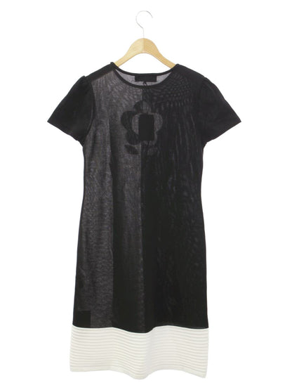 エムズグレイシー Black & White Knit One-piece 918130 ワンピース 40 ブラック/ホワイト ニット ITCSGV9YI5JF