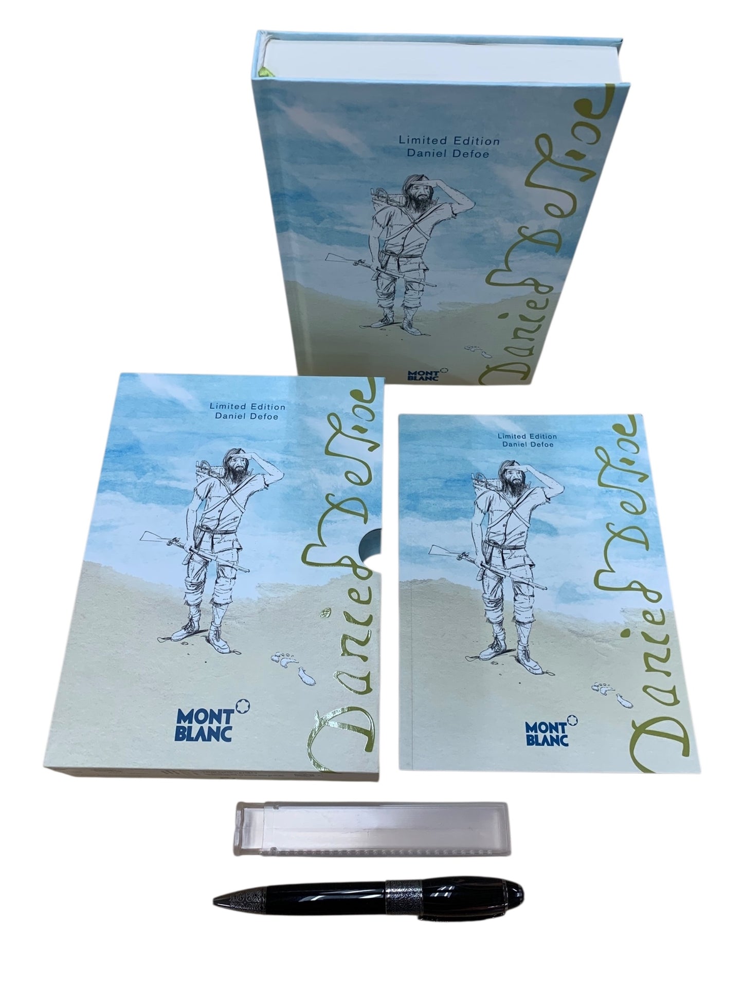 モンブラン 作家シリーズ 2014年 ダニエル･デフォー ボールペン ブラック 13000本限定 ITU7AI921H8O