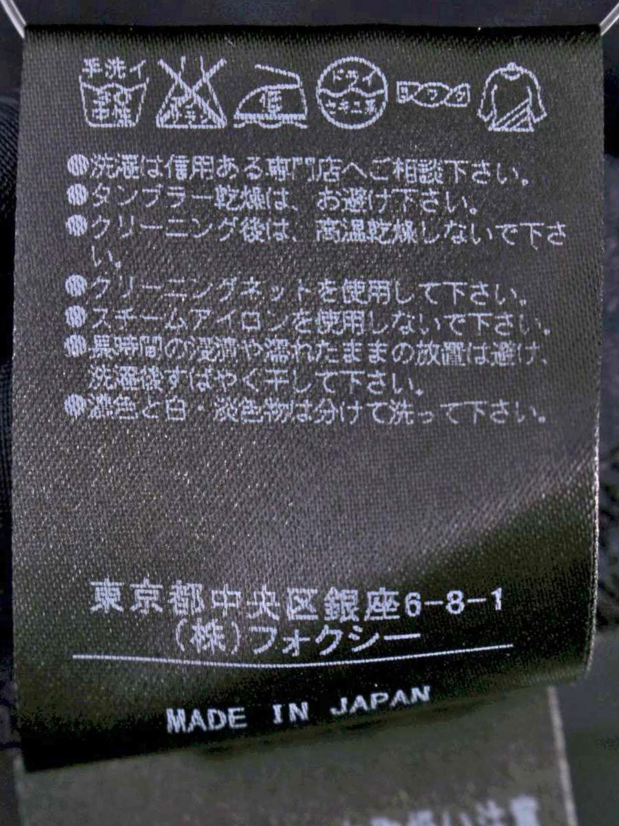 フォクシーニューヨーク 33380 ワンピース 40 ネイビー センタージップ ITI0195GL89K