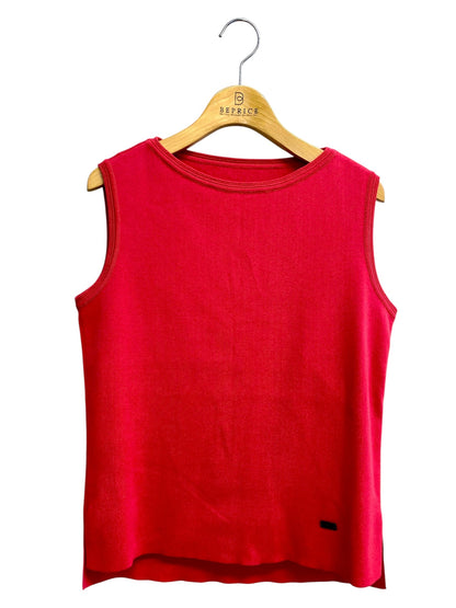 フォクシーブティック Knit Top Affetto 42199 ノースリーブニット 40 レッドピンク SP品 ITLI6O0C0TU2