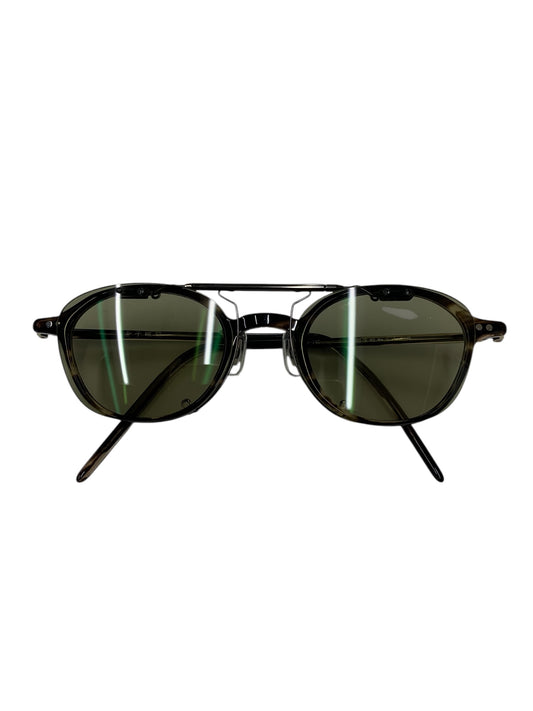 金子眼鏡 メガネ ブラウン セルフレーム ボストン クリップオンサングラス付き べっ甲柄 ITVEPEUROV4S