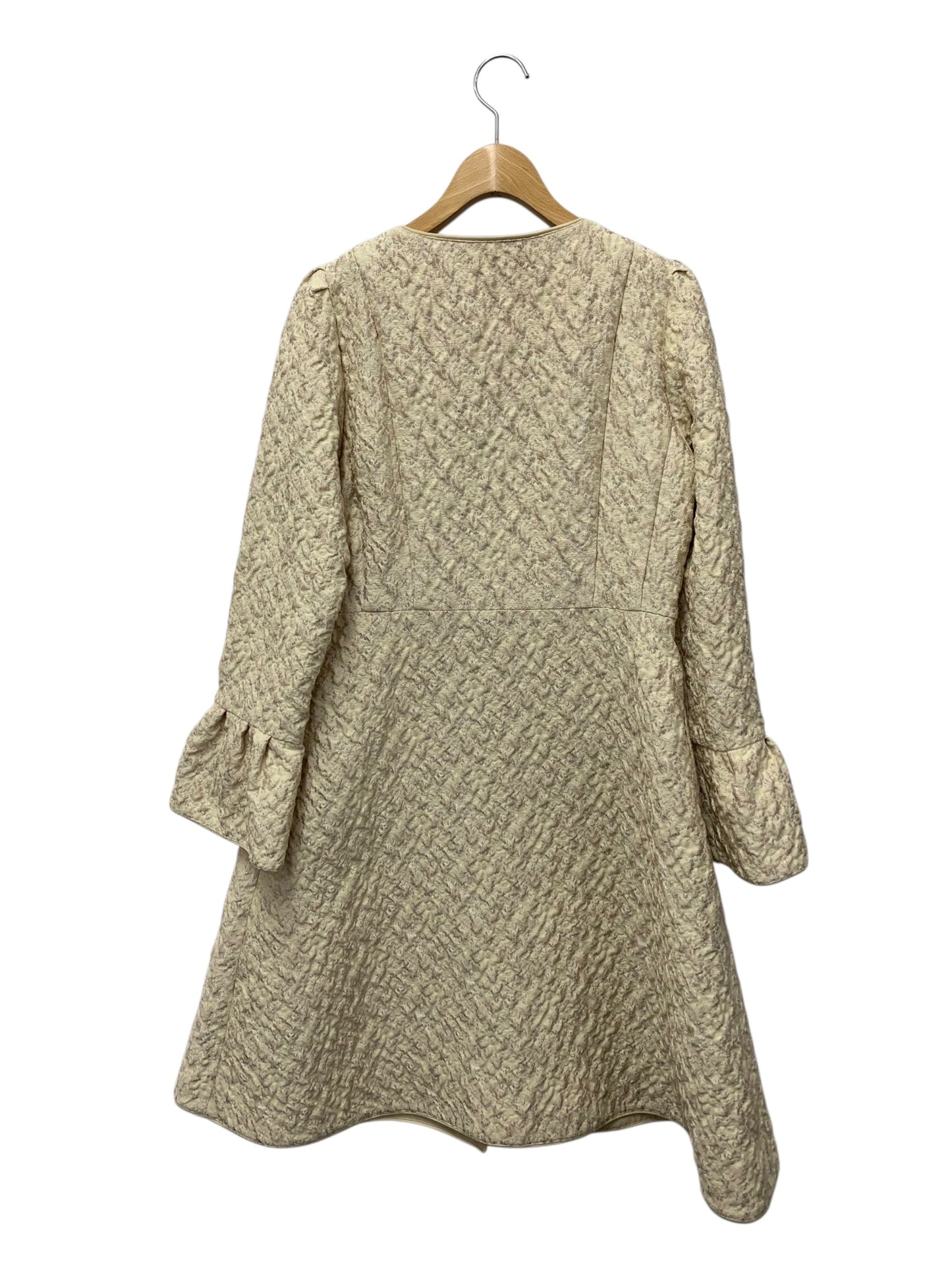 トゥービーシック W5A80-119-40 コート 40 ベージュ LIMONTA リモンダ社製 ジャガード ITQ0SP7QNL11