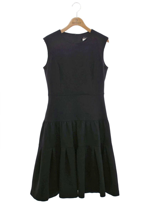 ルネ basic 5946010 ワンピース 36 ブラック ストレッチ素材 インパーテッド IT6QR475YUHT