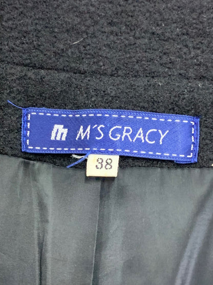 エムズグレイシー 624719 ジャケット 38 ブラック ウール混 IT2LY3IQWY6W