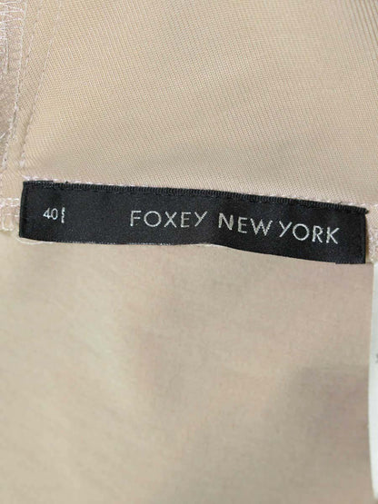 フォクシーニューヨーク シフォンウェーブ 31282 ワンピース 40 ベージュ IT0AJUFR3WX8