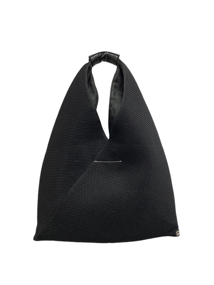 エムエム6メゾンマルジェラ ジャパニーズ クラシック スモール ハンドバッグ ブラック メッシュ ITS1LNH7PRTW 【SALE】