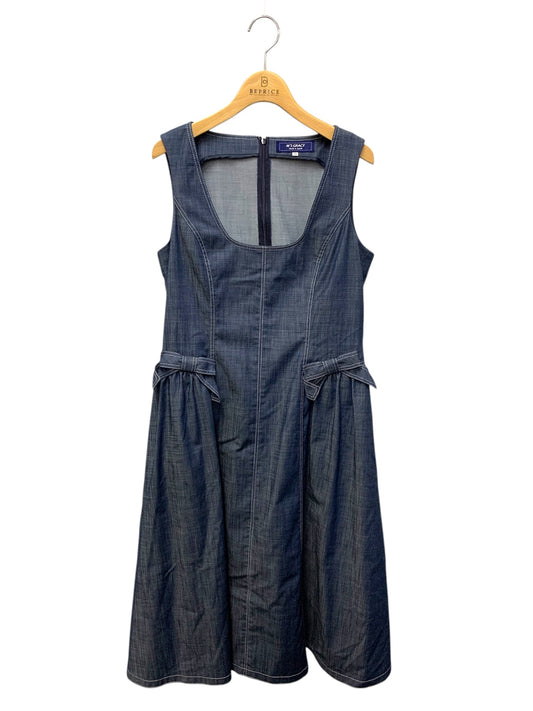 エムズグレイシー 211302 ワンピース 38 ネイビー ジャンパースカート デニム ITGT439A8MM0