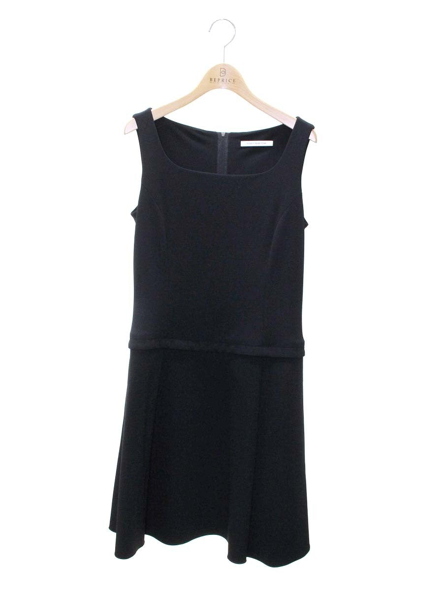 フォクシーニューヨーク 36468 ワンピース 38 ブラック ストレッチ IT0DVH4VBBKE