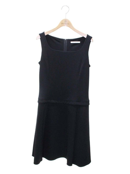 フォクシーニューヨーク 36468 ワンピース 38 ブラック ストレッチ IT0DVH4VBBKE