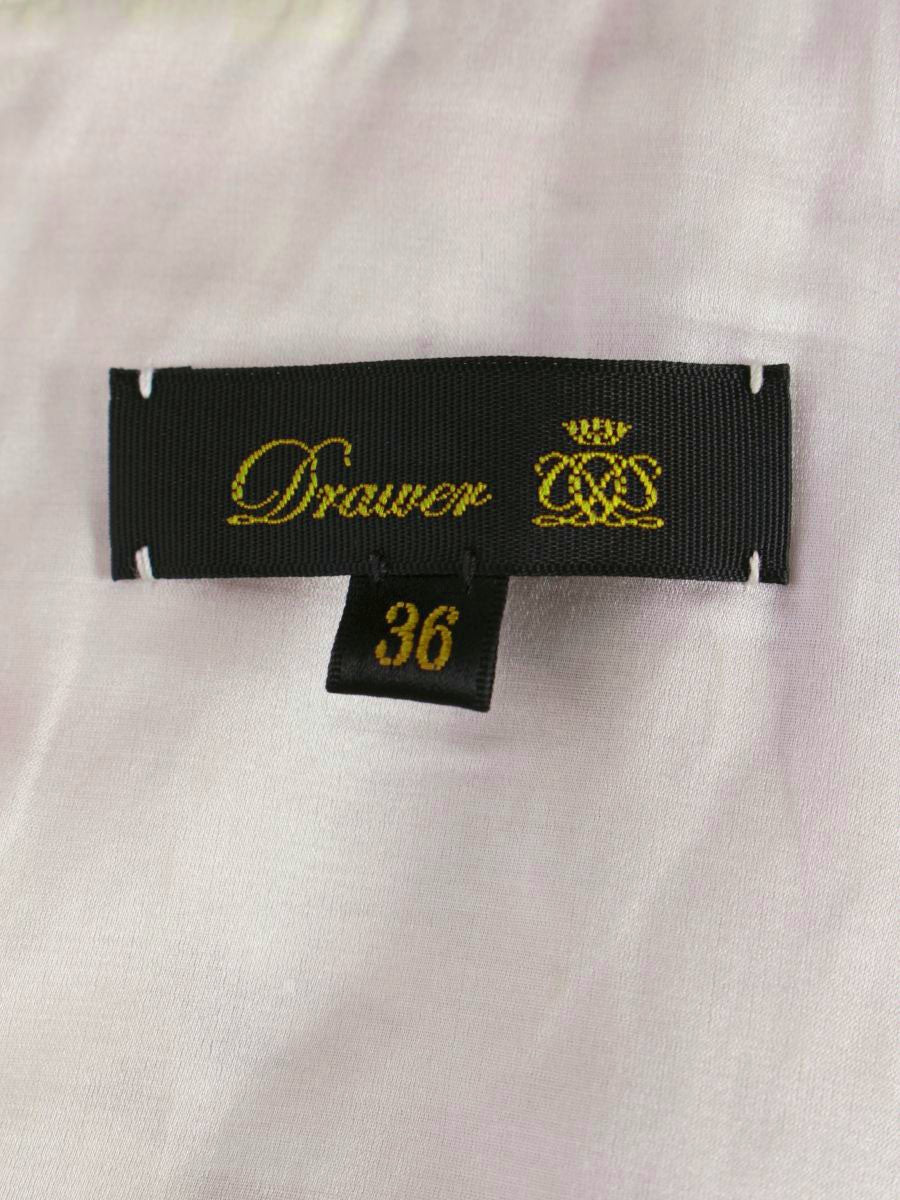 ドゥロワー コットンシルクプリントタックブラウス 6521-299-0940 36 ピンク ITPYBOVAU5UW 【SALE】