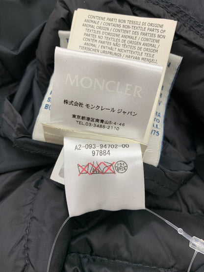 モンクレール MAGLIONE TRICOT CARDIGAN A20939470200 ダウンジャケット XS ブラック ダウン ダブルジップ IT5BDC3CDD2L