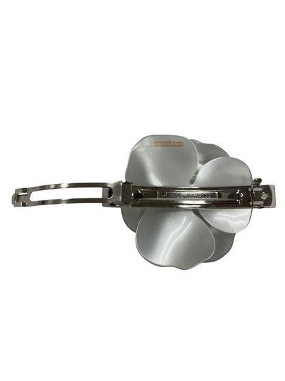 アレクサンドルドゥパリ バレッタ グレー フラワー ラインストーン ITCIGZBCWCLC