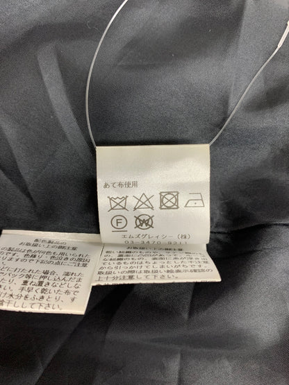 エムズグレイシー 417603 吊りスカート 40 ベージュ ウール混 チェック柄 フレア 肩紐付き IT0JQVV5UVQU