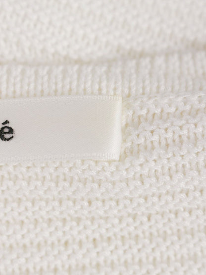 ルネ 6822050 ニット セーター 34 ホワイト 肩リボン ITML24I9FAUC