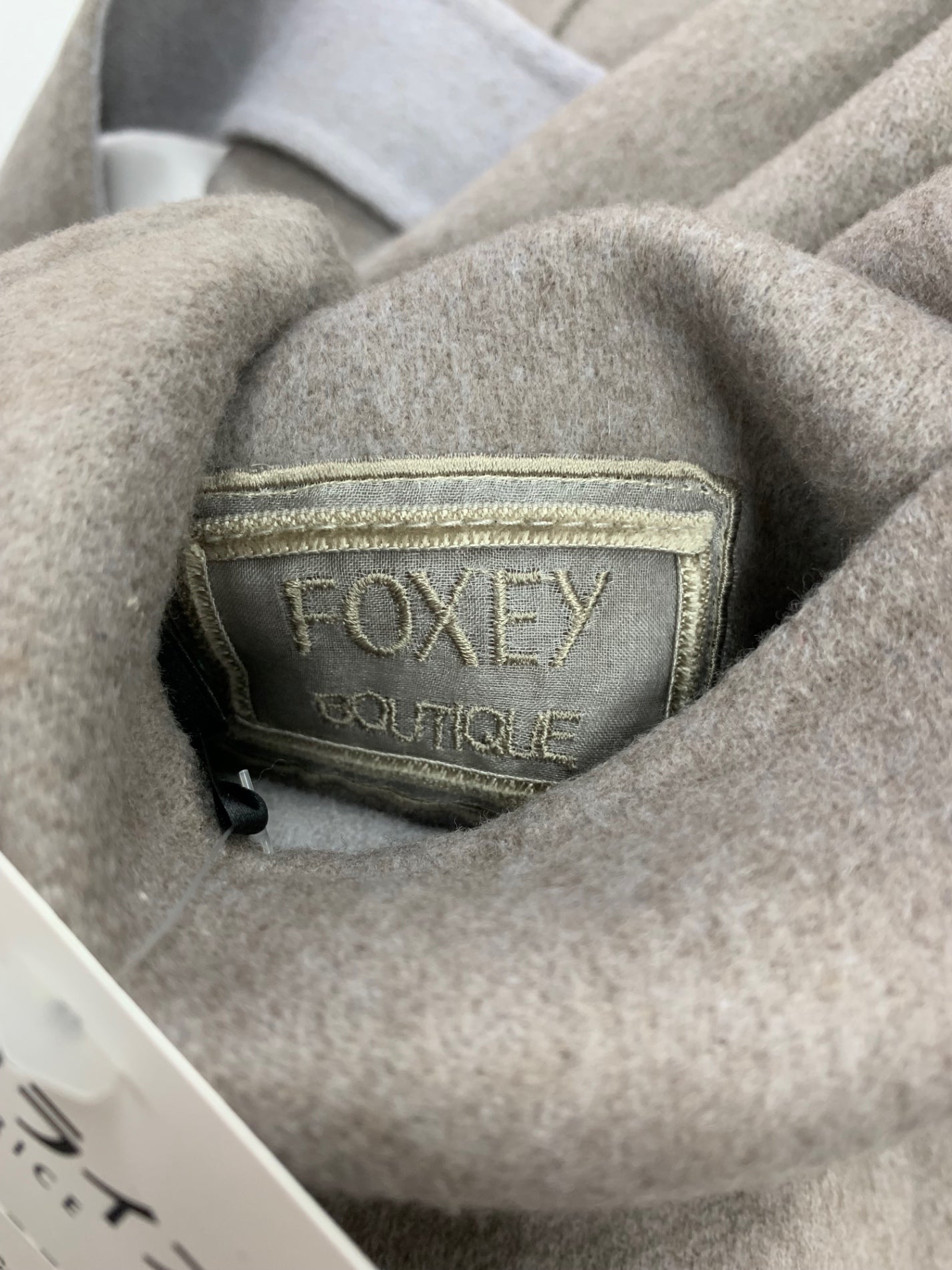 フォクシーブティック Cashmere Luxe Coat 43045 コート 40 グレー カシミヤ リバーシブル IT4CO49UCFXM